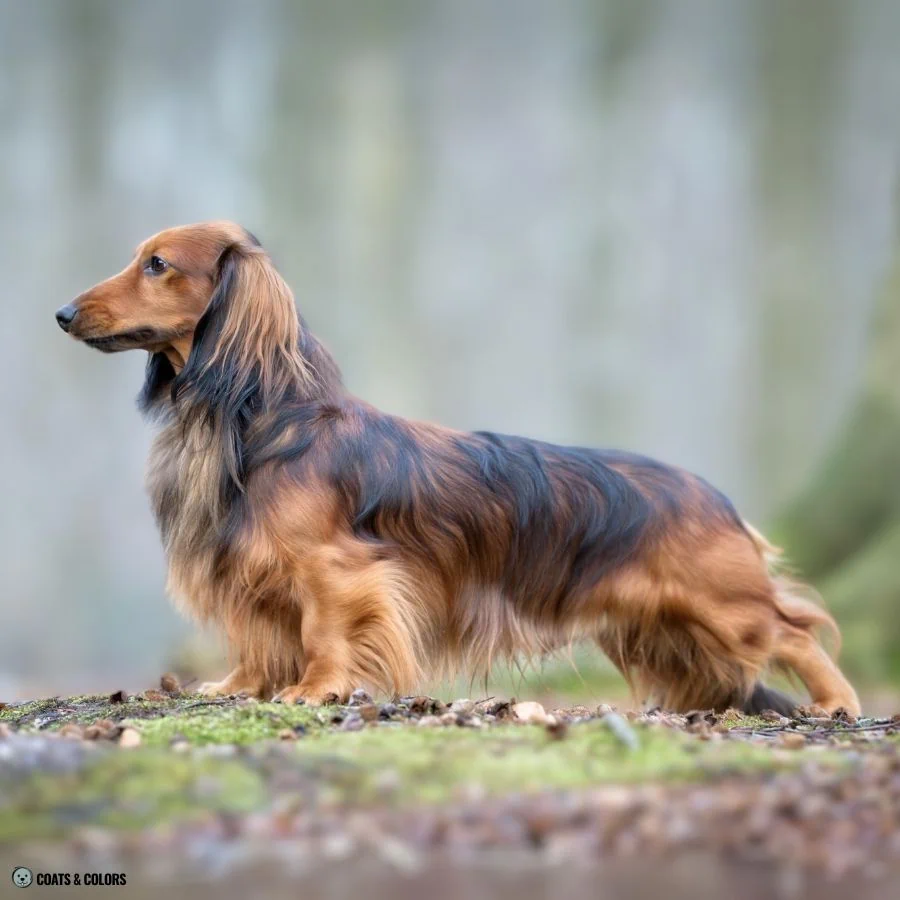 Sable vs Agouti shaded red Dachshund