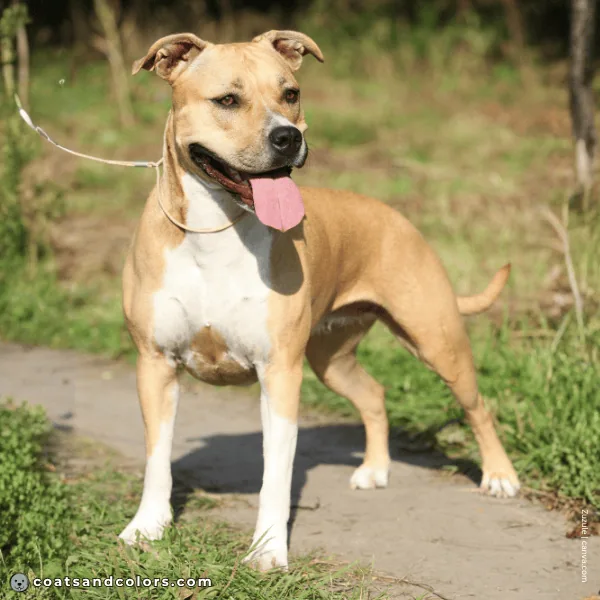 coatsandcolors.com American Staffordshire Terrier Colors intensity fawn