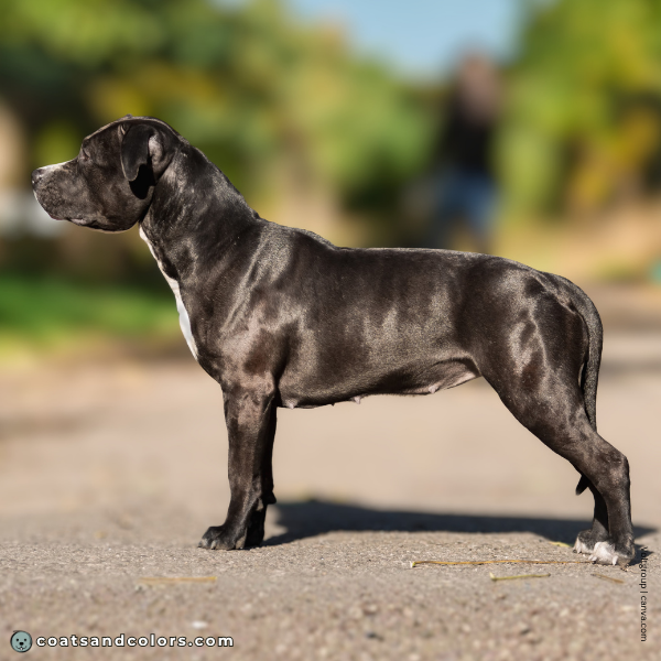 coatsandcolors.com American Staffordshire Terrier Colors minimal whitehead