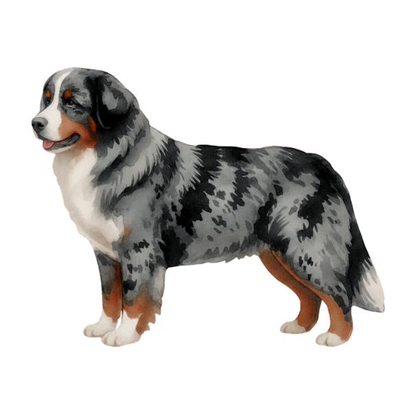 coatsandcolors.com Bernese Mountain Dog Colors faulty colors blue merle tri