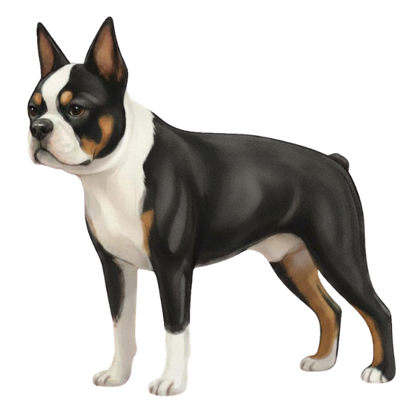 coatsandcolors.com Boston Terrier Colors faulty color tricolor