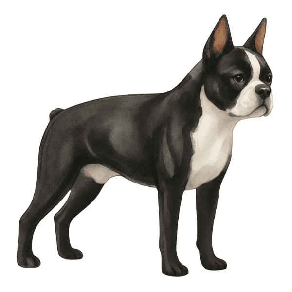 coatsandcolors.com Boston Terrier Colors white required markings AKC