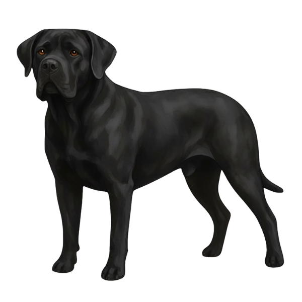 coatsandcolors.com Cane Corso Colors base patterns solid black