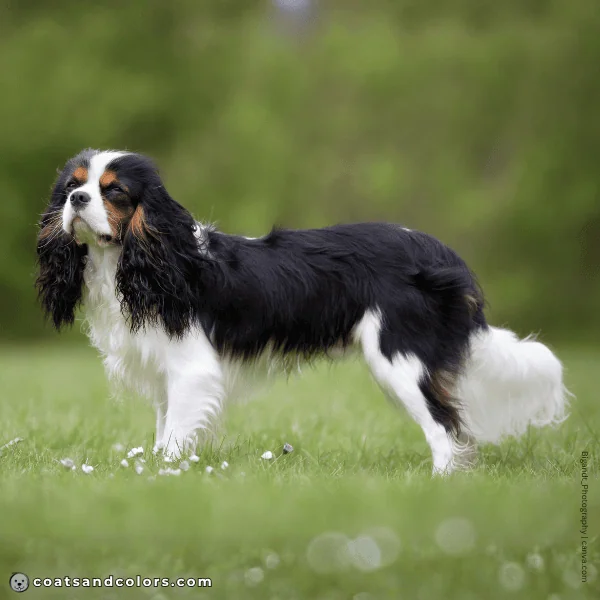 coatsandcolors.com Cavalier King Charles Spaniel Colors white markings 2