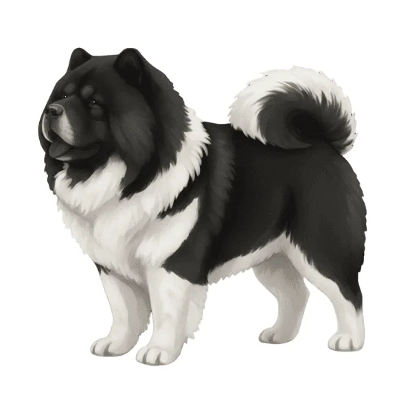 coatsandcolors.com Chow Chow colors parti examples 1
