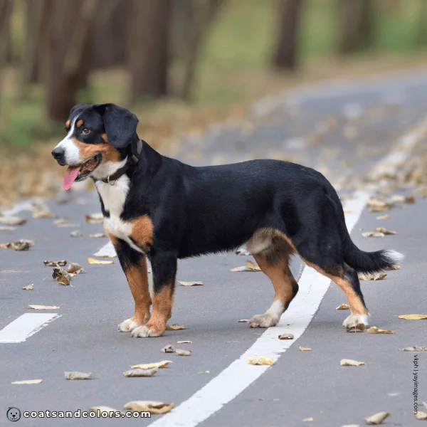 coatsandcolors.com Entlebucher Mountain Dog Entlebucher Sennenhund Colors base color black