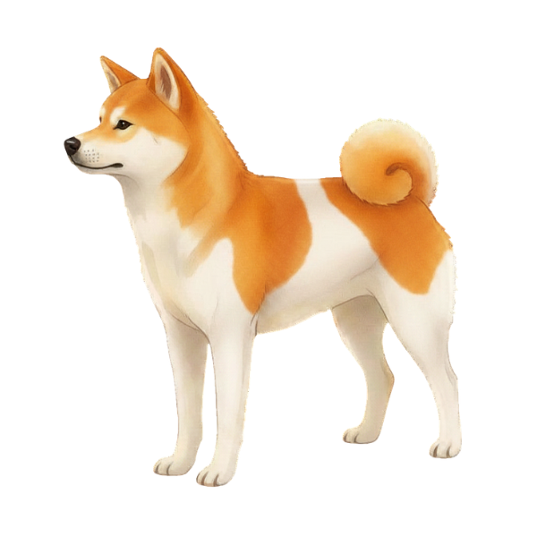 coatsandcolors.com Japanese Akita Inu Colors faulty colors pinto