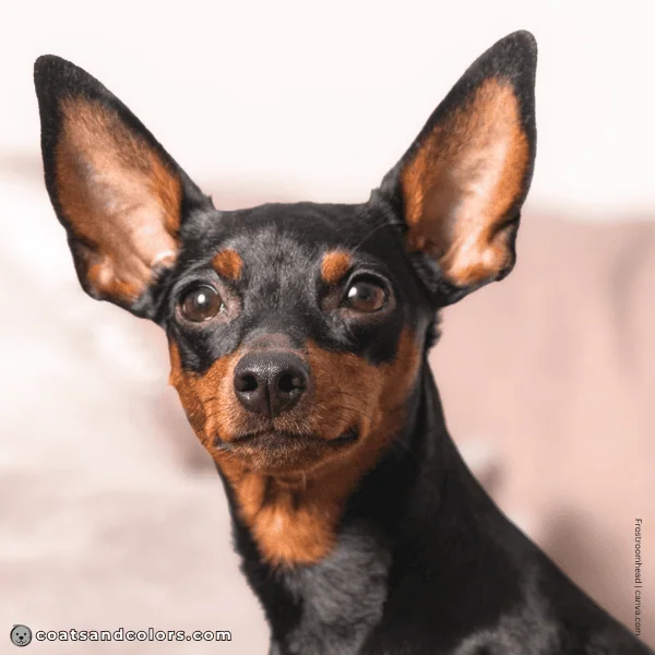 coatsandcolors.com Miniature Pinscher Colors base color black
