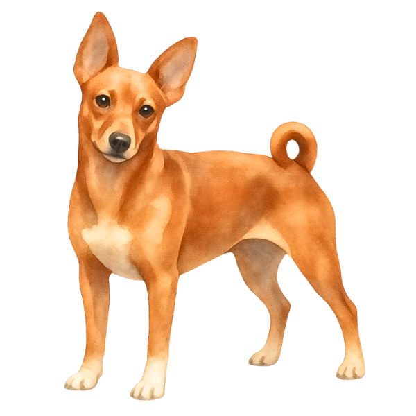 coatsandcolors.com Miniature Pinscher Colors illustrated red white