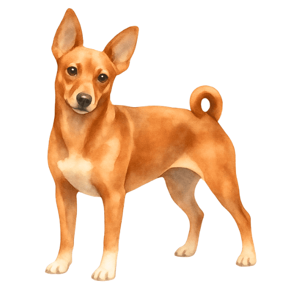 coatsandcolors.com Miniature Pinscher Colors illustrated red white