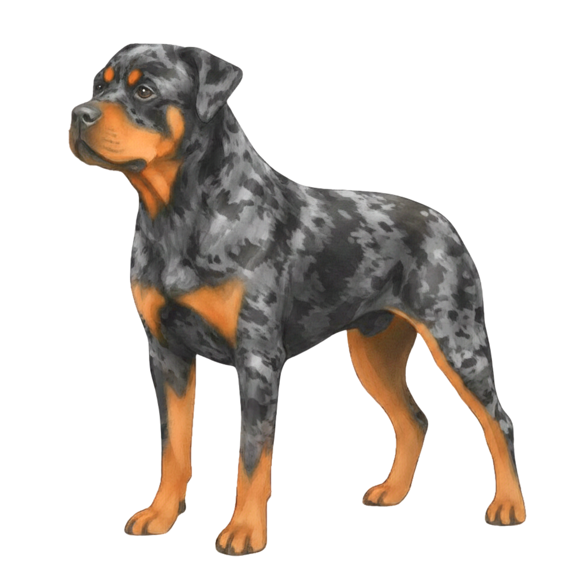 coatsandcolors.com Rottweiler Colors faulty colors merle