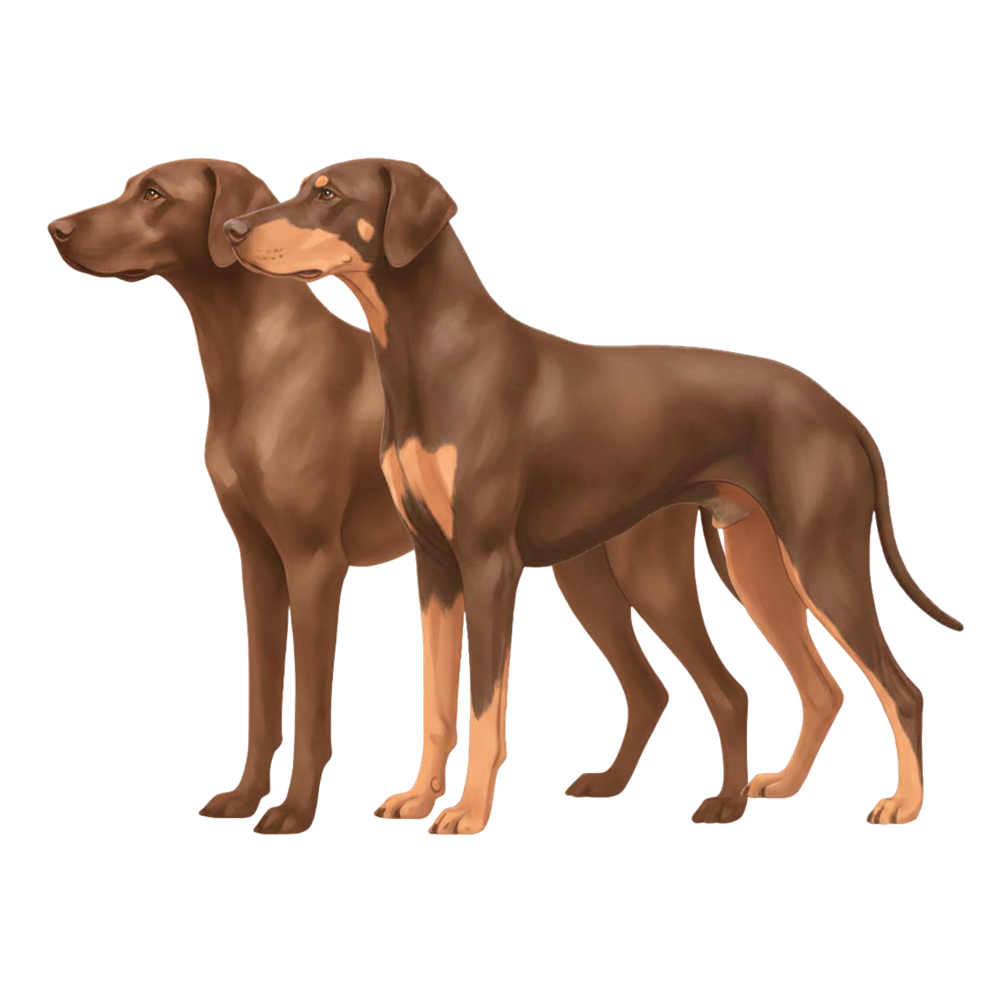 coatsandcolors.com Vizsla Colors faulty colors brown colors