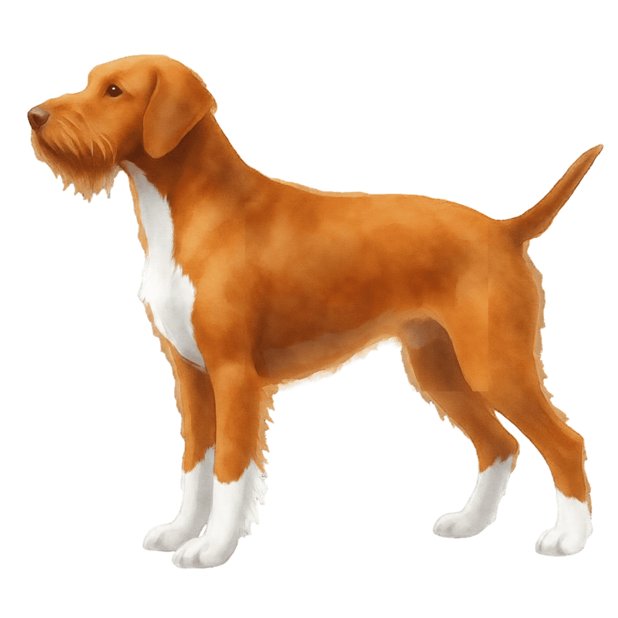 coatsandcolors.com Wireheaired Vizsla Colors faulty colors white