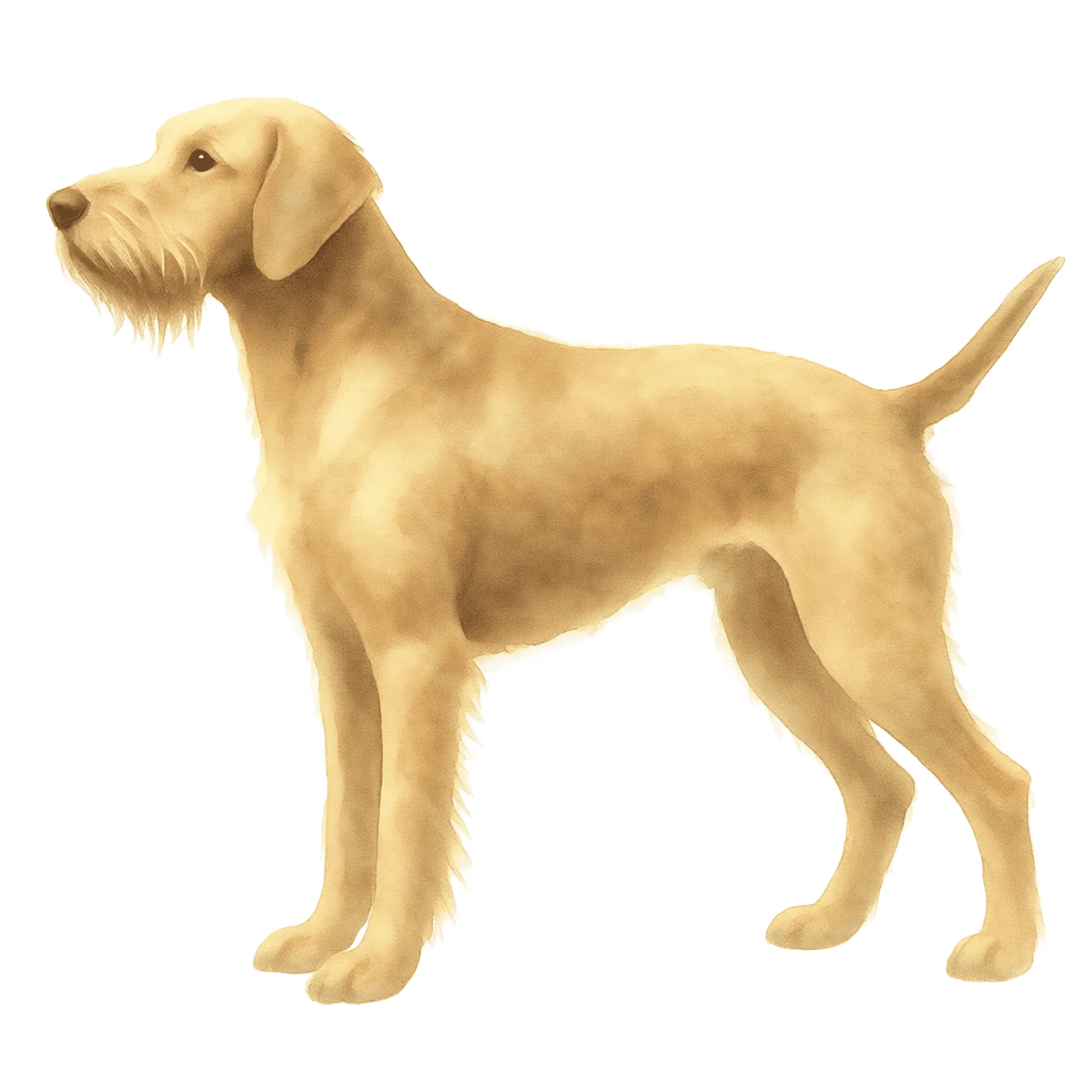 coatsandcolors.com Wireheaired Vizsla Colors faulty colors yellow