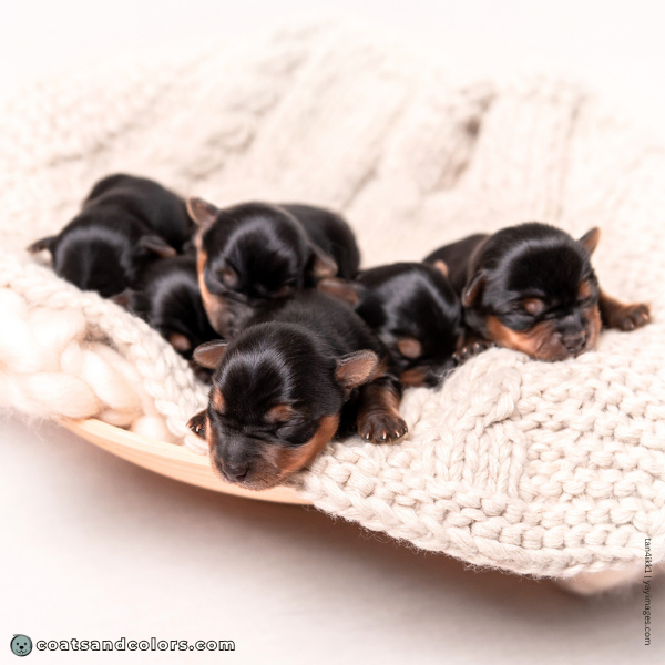 coatsandcolors.com Yorkshire Terrier colors puppies young